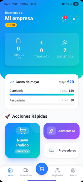 MiProveedor Dashboard